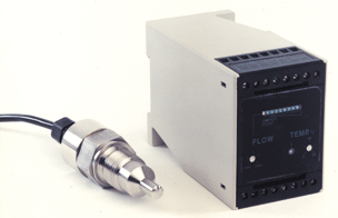 calorimetric flow meter and switch for hydrous media, separate version