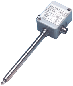 optoelectronic level switch with adjustable insertion length