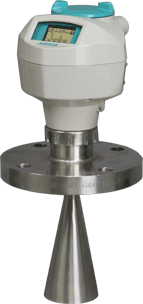 non-invasive radar level meter for liquids in storage and process containers