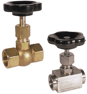 needle valve from brass or stainless steel