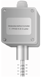 Widerstandsthermometer zum Erfassen der Raumtemperatur