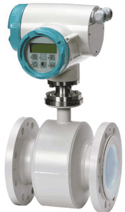 electromagnetic flow meter with flange connection for general industrial applications