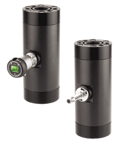 low-cost screw-type flow meter from aluminum for high flow rates