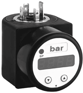 attachable display for pressure and temperature transmitters