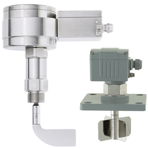 rotating vane switch for bulk goods