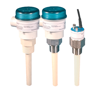 capacitive level switch for liquids, bulk goods and slurry