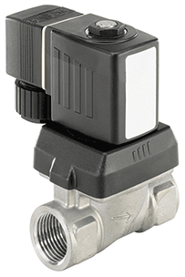 2/2-way solenoid valve for liquids