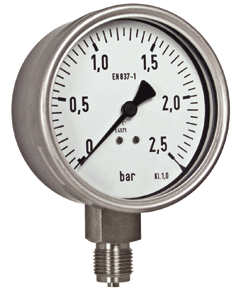 Rohrfedermanometer in der Nenngrösse 100 mm