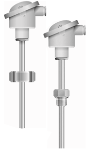 resistance thermometer with connection head