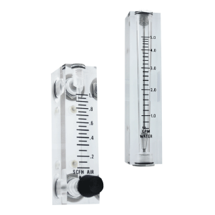 variable area flowmeter made of acrylic