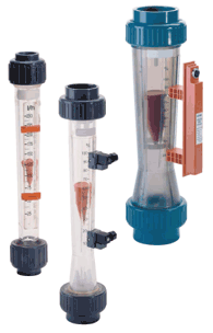 variable area flow meter from plastic
