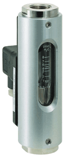 variable area flow meter and -switch for any mounting position